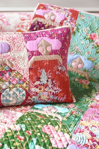 Tilda Patchwork Stoff Baumwolle - Chic Escape Wildgarden Teal